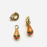 PENDIENTES SILA NARANJA