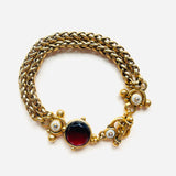 PULSERA CHI GRANATE