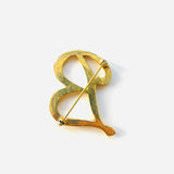 BROCHE B DORADO