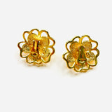 PENDIENTES FLOWERS NARANJA