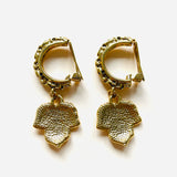 PENDIENTES DELFA DORADO
